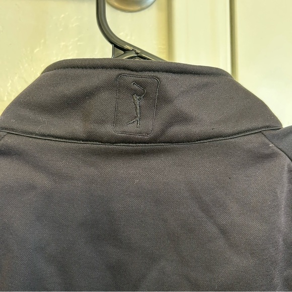 PGA Tour Men’s XL Black and Gray Golf Puff Vest Full-Length Zipper Lightweight - Picture 8 of 8